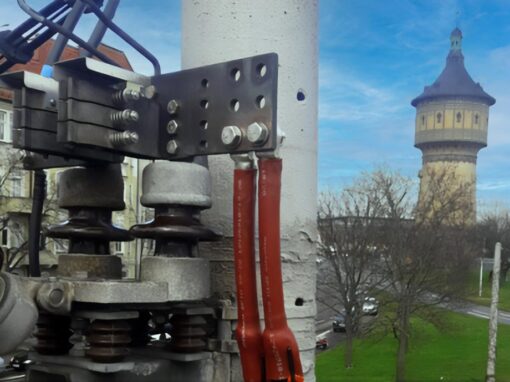 Bahnstromkabel Roßplatz / Paracelsusstraße